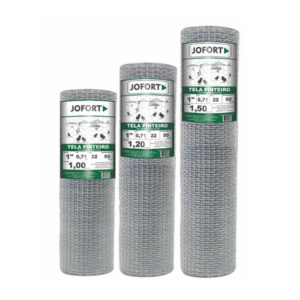 TELA HEXAGONAL GALVANIZADA PINTEIRO